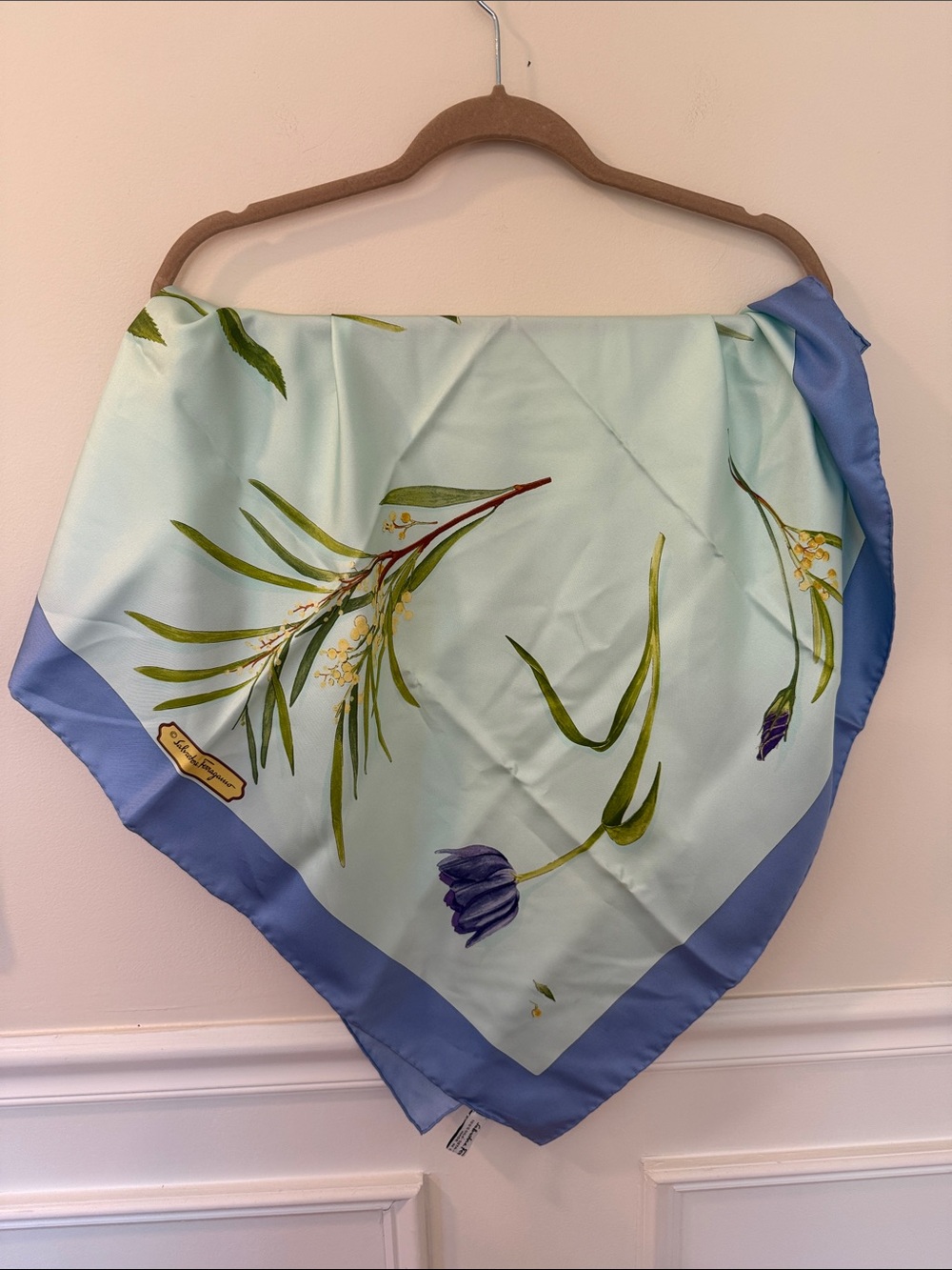 Salvatore Ferragamo Silk Floral Scarf